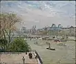 Le Louvre, printemps, matin soleil, 1re série