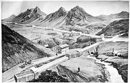 Die Transalpine Wasserstraße beim Splügenpass