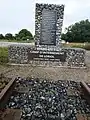 Gedenktafel an der Einmündung der Vieille Route de Saulce in die N 7