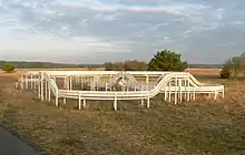 Kunstobjekt PARCOURS von Jeppe Hein