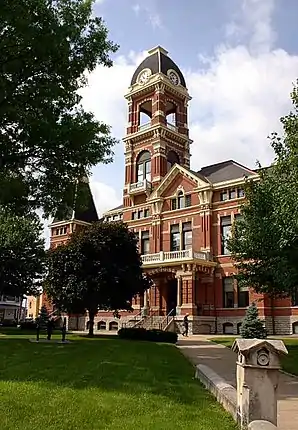Campbell County Courthouse in Newport, gelistet im NRHP Nr. 88000181