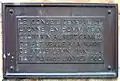Schild des Camus-Denkmals