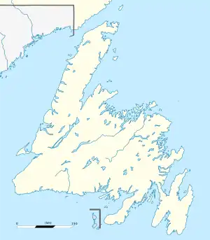 Lokalisierung von Neufundland in Kanada Neufundland