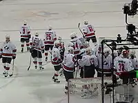 Das Männerteam 2002 im Spiel gegen Tschechien