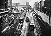 Hochbahn am Anstieg Canal Street