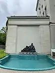 Statue des Tiber von Pietro Canonica, gespendet 1926 von der Regierung Italiens