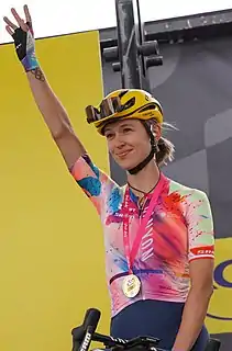 Katarzyna Niewiadoma während derTour de France Femmes 2022