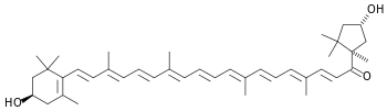 Struktur von Capsanthin