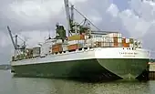 Charakteristisches Heck der Cardigan Bay in Hamburg (1980)