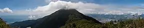 Panorama von Park, Caracas und der Küste