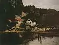 Häuser am Feldabhang, Saut du Doubs, 1886/1888