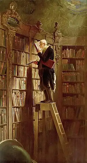 Der Bücherwurm(um 1850)