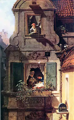 Der abgefangene Liebesbrief(1855)