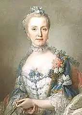 Caroline von Schimmelmann, ca. 1762
