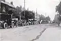 Parkende Autos bei den Wimbledon Championships 1906