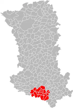 Lage der CC du Val de Boutonne im Département Deux-Sèvres