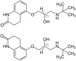 Strukturformel von Carteolol