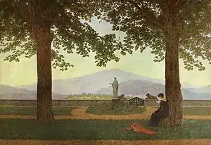 Caspar David Friedrich: Gartenterrasse, 1811