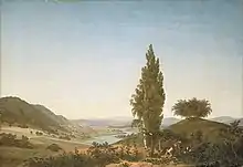 Luftperspektive: Caspar David Friedrich: Der Sommer, 1807