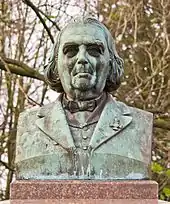 Büstendenkmal von Caspar Garthe im Kölner Zoo
