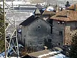 Burgkapelle an der Nordwestseite, rechts anschließend der Westflügel der Oberburg