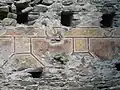 Reste von Malereien