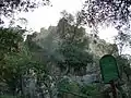 Zinnen der Burgruine