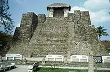 Tempelpyramide von Castillo de Teayo (um 1400 n.&nbsp;Chr.)