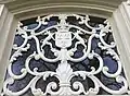 Das Wappen von Bemmel über dem Haupteinfabf