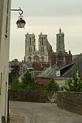 Kathedrale von Laon: Westtürme, südlicher Ostturm und Vierungsturm