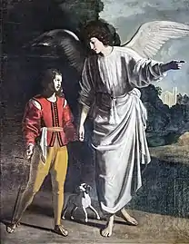 Tobias und der Engel Raphael – Nicolas Tournier