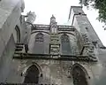 Nordmauer des Kirchenschiffs