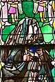 Glasmalerei von J. Mehoffer: Maria Magdalena mit Schleier,1912–1914, in St. Nikolaus, Freiburg, i. Üe.