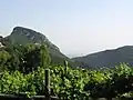 Panorama von Dupino (Berg St.&nbsp;Liberatore, hinten das Tyrrhenische Meer)