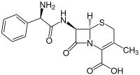 Struktur von Cefalexin