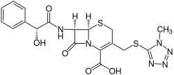Strukturformel von Cefamandol