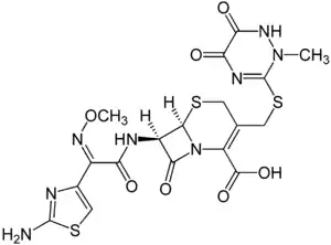 Struktur von Ceftriaxon