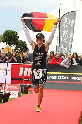 Celia Kuch als beste Deutsche bei derChallenge Henley-on-Thames, 2011