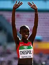 Celliphine Chepteek Chespol belegte Rang&nbsp;sechs