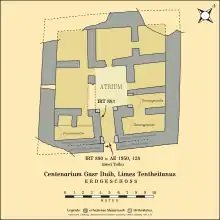 Das tripolitanische Centenarium Gasr Duib entstand bereits um 246 n.&nbsp;Chr.