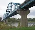 Die Centennial Bridge nach Leavenworth, Kansas