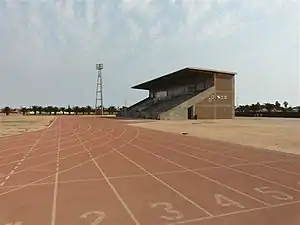 Die Haupttribüne im September 2010