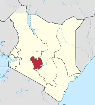 Lage von Central/Kati in Kenia