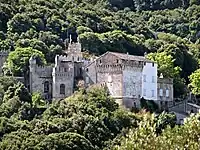 Schloss Merlacce mit dazugehörendem Garten