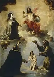 Eine arme Seele vor dem Gericht, 1663–1664, 145 × 104 cm, Prado, Madrid