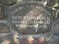 Tafel am Otto-Denkmal