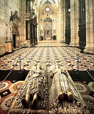 Cristoforo Solari, Grabmal von Ludovico Sforza und Beatrice d’Este.