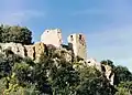Reste der Burg Roquessels
