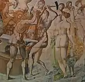 Ausschnitt des Freskos