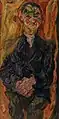 Chaim Soutine:Der Mann in Blau, um 1921, Barnes Foundation, Philadelphia